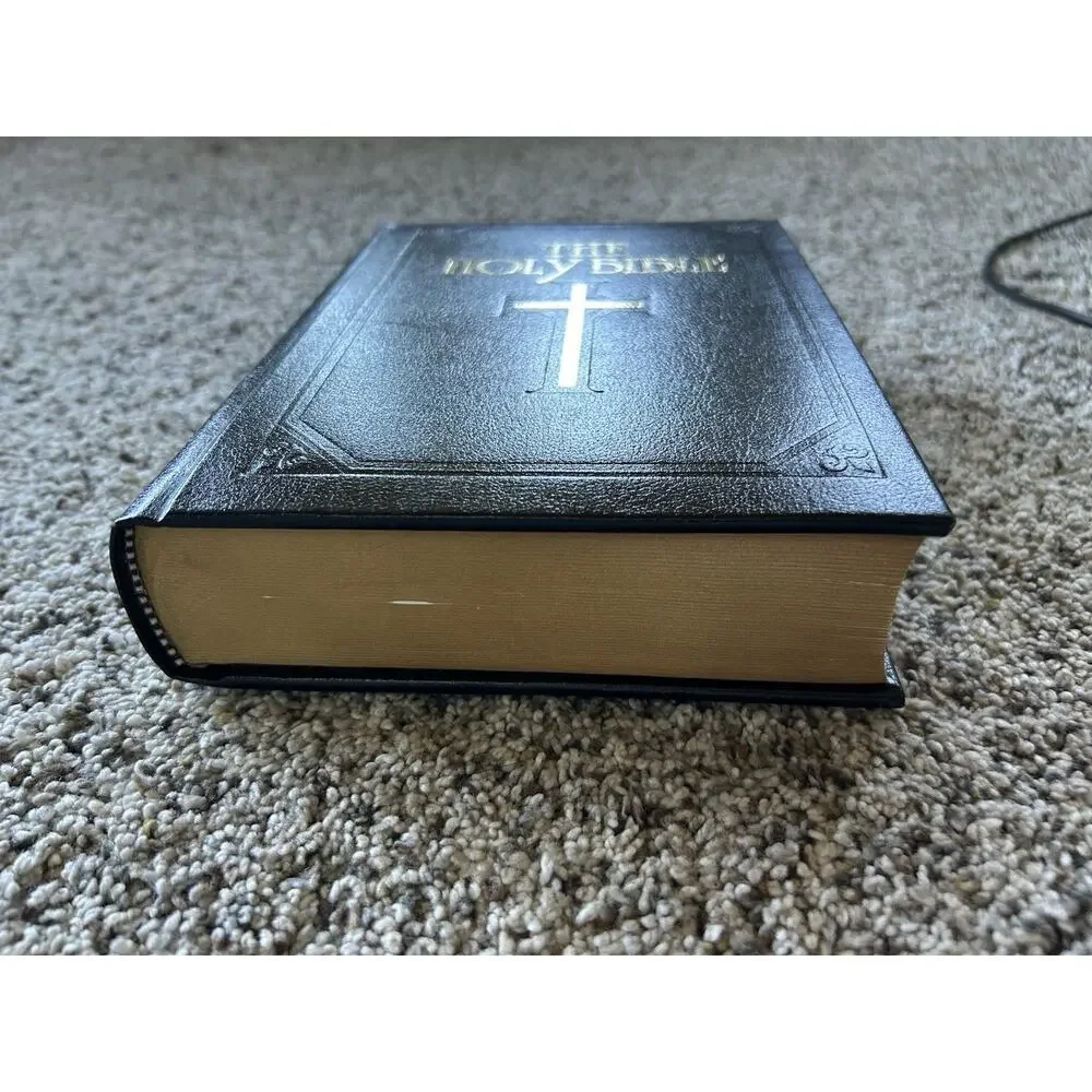 The Holy Bible Douay Rheims Version Catholic 1989 Orthodox Hardcover Black F26